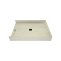 Redi Free® 48 In x 38 In Barrier Free Tileable Shower Pan Base with Center Drain