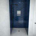 Redi Free® 48 In x 38 In Barrier Free Tileable Shower Pan Base with Center Drain