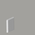 Tone Collection Glossy 2 In x 2 In Solid Color Ceramic Bullnose Corner Wall Tile