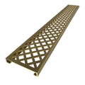 Linear Trench Grate for Compression Drain 22.5 In Length