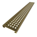 Linear Trench Grate for Compression Drain 22.5 In Length