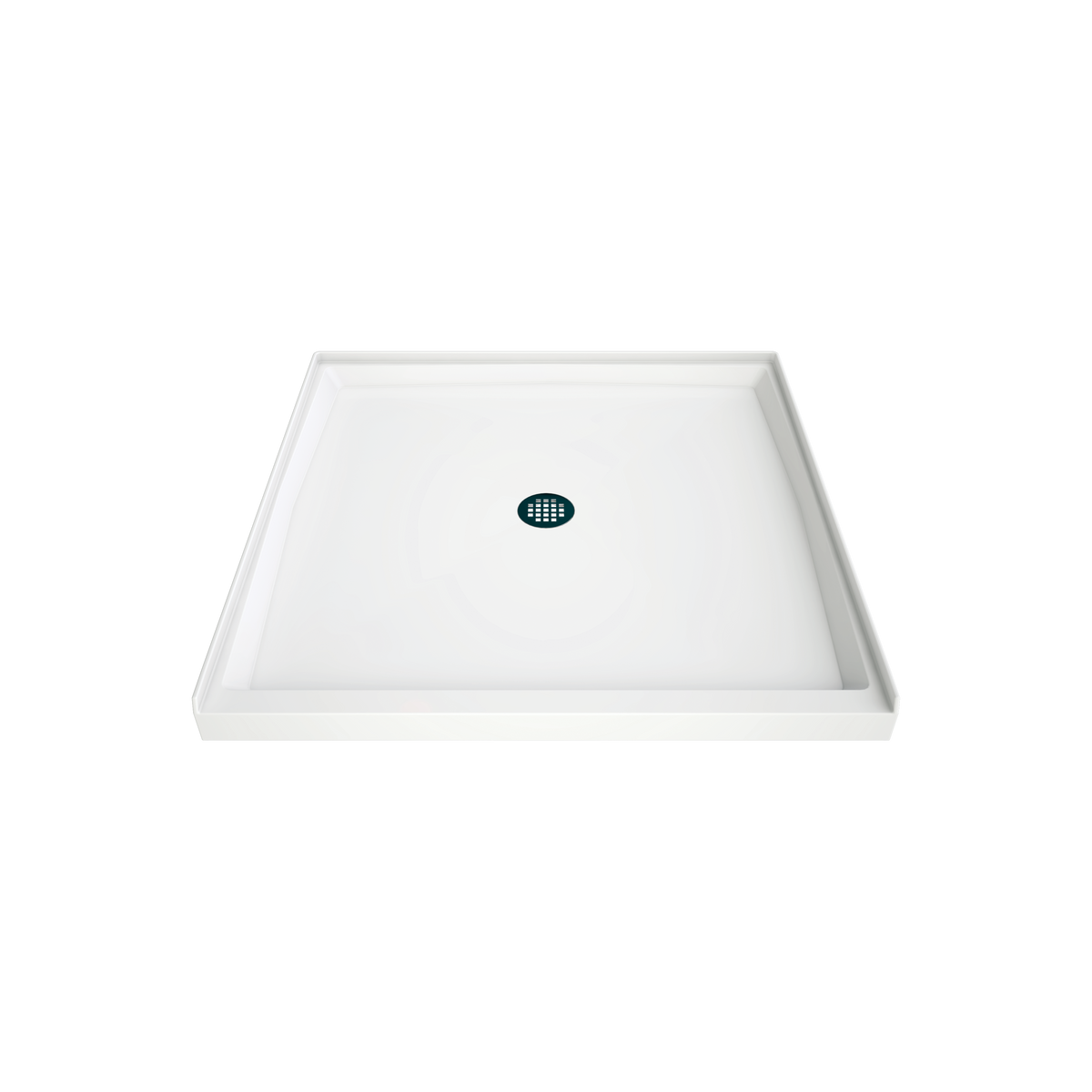ADA水槽 600×450×450 LuxShower 42 In Depth x 42 In Width Center Round Drain Low