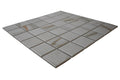 Calacatta Nova Matte 13 In x 13 In Marble Porcelain Mosaic Floor Tile