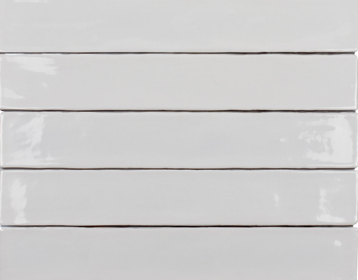 Taza Glossy 2 In x 16 In Handmade Ceramic Field Wall Tile — Tile Redi