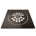 Redi Drain® Oil Rubbed Bronze 2-Piece Drain Plate Set, 4¼″ diameter drain plate & 5¾″ square plate trim