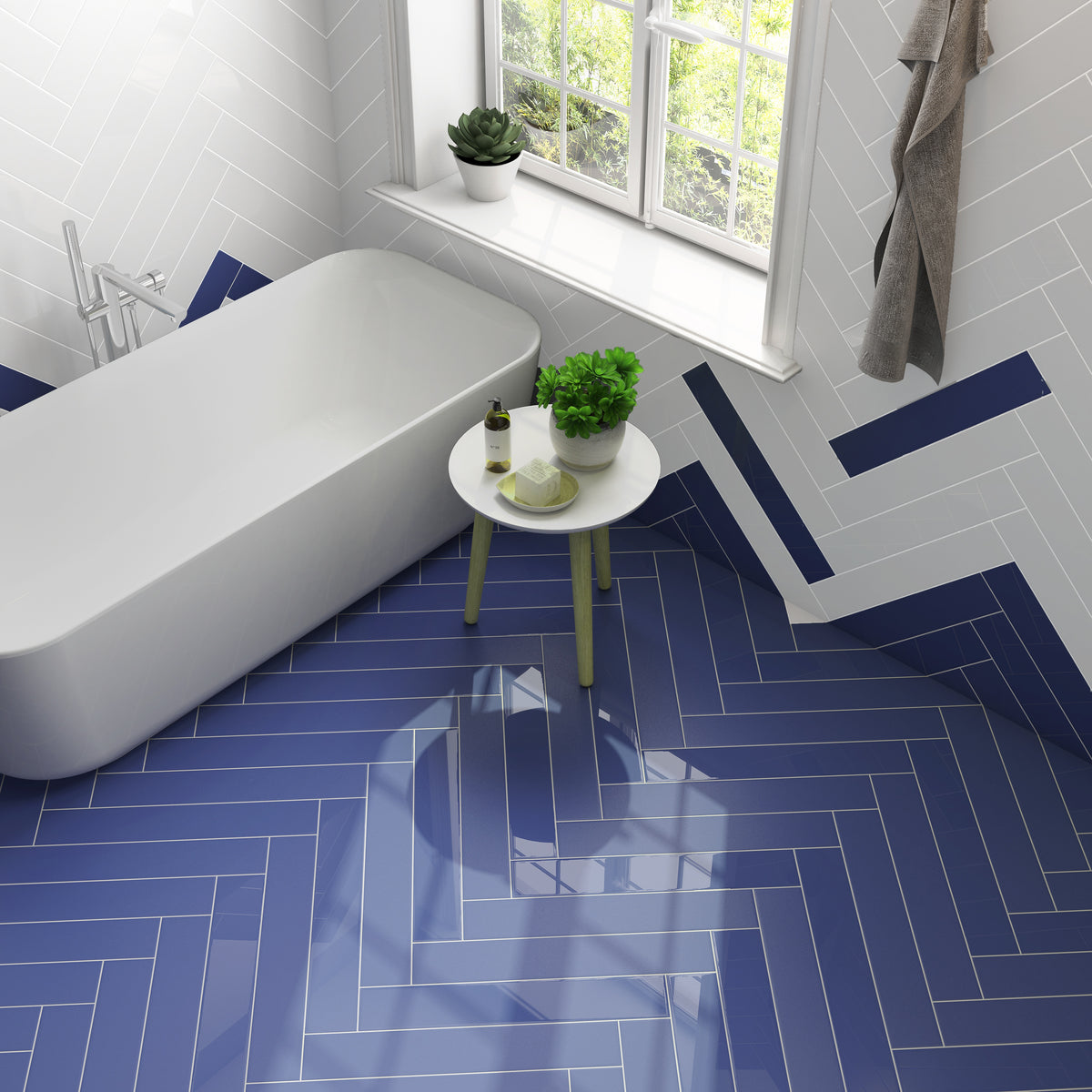 Form Matte 4 In x 24 In Solid Color Porcelain Field Floor Tile — Tile Redi