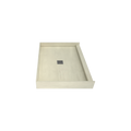 Redi Base® 30 In x 42 In Single Curb Tileable Shower Pan Base with Center Drain