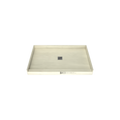 Redi Base® 30 In x 48 In Single Curb Tileable Shower Pan Base with Center Drain
