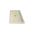Redi Base® 30 In x 48 In Single Curb Tileable Shower Pan Base with Center Drain