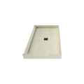 Redi Base® 30 In x 48 In Single Curb Tileable Shower Pan Base with Center Drain