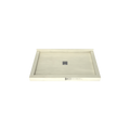 Redi Base® 30 In x 48 In Triple Curb Tileable Shower Pan Base with Center Drain