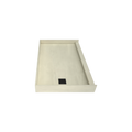 Redi Base® 30 In x 48 In Single Curb Tileable Shower Pan Base with Left Drain