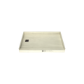 Redi Base® 30 In x 48 In Single Curb Tileable Shower Pan Base with Left Drain
