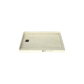 Redi Base® 30 In x 48 In Right Double Threshold Corner Tileable Shower Pan Base with Left Drain