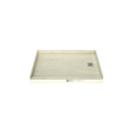 Redi Base® 30 In x 48 In Single Curb Tileable Shower Pan Base with Right Drain