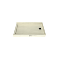 Redi Base® 30 In x 48 In Left Double Threshold Corner Tileable Shower Pan Base with Right Drain