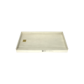 Redi Base® 30 In x 54 In Single Curb Tileable Shower Pan Base with Left Drain
