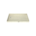 Redi Base® 30 In x 54 In Single Curb Tileable Shower Pan Base with Left Drain