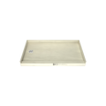 Redi Base® 30 In x 54 In Single Curb Tileable Shower Pan Base with Left Drain