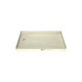 Redi Base® 30 In x 54 In Single Curb Tileable Shower Pan Base with Left Drain