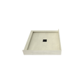 Redi Base® 32 In x 36 In Left Double Threshold Corner Tileable Shower Pan Base with Center Drain