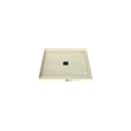 Redi Base® 32 In x 36 In Right Double Threshold Corner Tileable Shower Pan Base with Center Drain