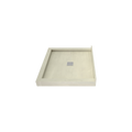 Redi Base® 32 In x 36 In Triple Curb Tileable Shower Pan Base with Center Drain