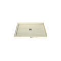 Redi Base® 32 In x 48 In Left Double Threshold Corner Tileable Shower Pan Base with Center Drain