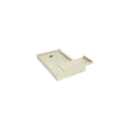 Base'N Bench® 32 In x 60 In Single Curb Tileable Shower Pan Base with Right Drain and Bench