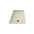 Redi Base® 32 In x 48 In Single Curb Tileable Shower Pan Base with Right Drain