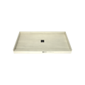 Redi Base® 32 In x 60 In Single Curb Tileable Shower Pan Base with Center Drain