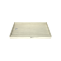 Base'N Bench® 34 In x 72 In Single Curb Tileable Shower Pan Base with Left Drain and Bench