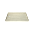 Redi Base® 34 In x 60 In Single Curb Tileable Shower Pan Base with Left Drain