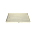 Redi Base® 34 In x 60 In Single Curb Tileable Shower Pan Base with Left Drain