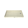 Redi Base® 34 In x 60 In Single Curb Tileable Shower Pan Base with Right Drain