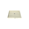 Redi Base® 36 In x 42 In Right Double Threshold Corner Tileable Shower Pan Base with Center Drain