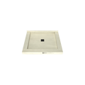 Redi Base® 36 In x 42 In Triple Curb Tileable Shower Pan Base with Center Drain