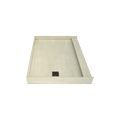 Redi Base® 36 In x 48 In Single Curb Tileable Shower Pan Base with Left Drain