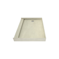 Redi Base® 36 In x 48 In Single Curb Tileable Shower Pan Base with Left Drain