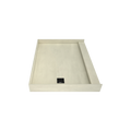 Redi Base® 36 In x 48 In Single Curb Tileable Shower Pan Base with Left Drain