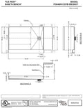 Base'N Bench® 36 In x 60 In Single Curb Tileable Shower Pan Base with Right Drain and Bench