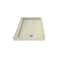 Redi Base® 36 In x 48 In Single Curb Tileable Shower Pan Base with Right Drain