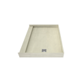 Redi Base® 36 In x 48 In Single Curb Tileable Shower Pan Base with Right Drain
