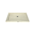 Redi Base® 36 In x 60 In Triple Curb Tileable Shower Pan Base with Center Drain