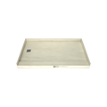 Redi Base® 36 In x 60 In Single Curb Tileable Shower Pan Base with Left Drain