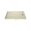 Redi Base® 36 In x 60 In Single Curb Tileable Shower Pan Base with Right Drain