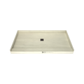 Redi Base® 36 In x 66 In Single Curb Tileable Shower Pan Base with Center Drain