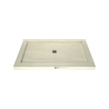 Redi Base® 36 In x 66 In Triple Curb Tileable Shower Pan Base with Center Drain