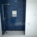 Redi Base® 36 In x 72 In Single Curb Tileable Shower Pan Base with Left Drain