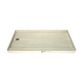 Redi Base® 36 In x 72 In Single Curb Tileable Shower Pan Base with Left Drain